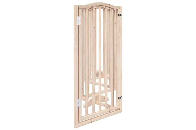 Vidaxl Dog Gate With Door Foldable 6 Panels 300 Cm Poplar Wood Vidaxl Dog Gate With Door Foldable 6 Panels 300 Cm Poplar Wood