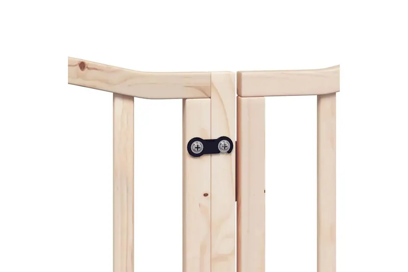 Vidaxl Dog Gate With Door Foldable 6 Panels 300 Cm Poplar Wood Vidaxl Dog Gate With Door Foldable 6 Panels 300 Cm Poplar Wood