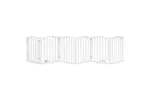 Vidaxl Dog Gate With Door Foldable 6 Panels White 300 Cmpoplar Wood Vidaxl Dog Gate With Door Foldable 6 Panels White 300 Cmpoplar Wood