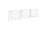 Vidaxl Dog Gate With Door Foldable 6 Panels White 300 Cmpoplar Wood Vidaxl Dog Gate With Door Foldable 6 Panels White 300 Cmpoplar Wood