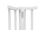 Vidaxl Dog Gate With Door Foldable 6 Panels White 300 Cmpoplar Wood Vidaxl Dog Gate With Door Foldable 6 Panels White 300 Cmpoplar Wood