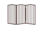 Vidaxl Dog Gate Foldable 3 Panels Brown Oak 150 Cmpoplar Wood Vidaxl Dog Gate Foldable 3 Panels Brown Oak 150 Cmpoplar Wood