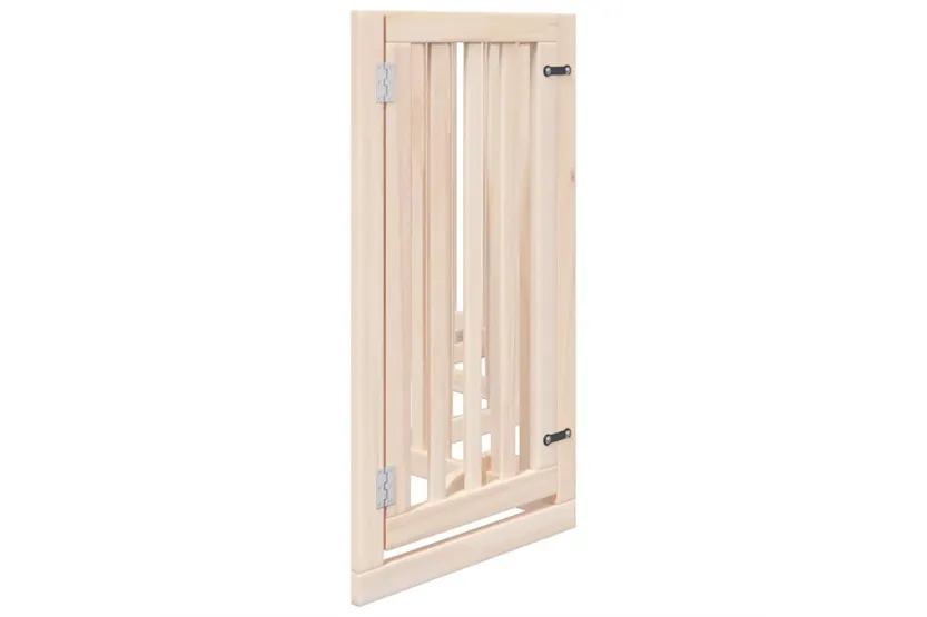 Vidaxl Dog Gate With Door Foldable 6 Panels 300 Cm Poplar Wood Vidaxl Dog Gate With Door Foldable 6 Panels 300 Cm Poplar Wood