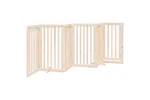 Vidaxl Dog Gate With Door Foldable 6 Panels 300 Cm Poplar Wood Vidaxl Dog Gate With Door Foldable 6 Panels 300 Cm Poplar Wood