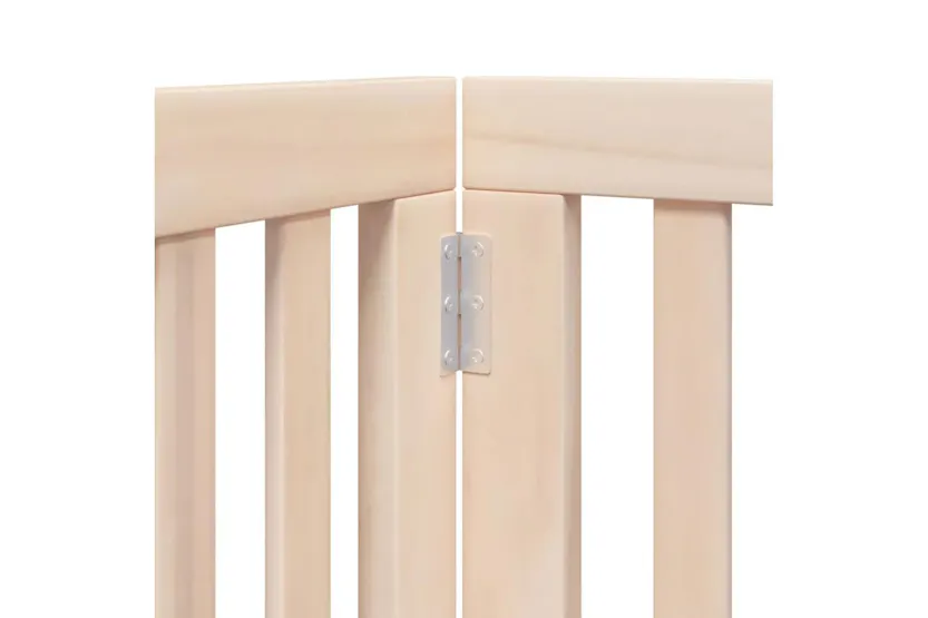 Vidaxl Dog Gate With Door Foldable 6 Panels 300 Cm Poplar Wood Vidaxl Dog Gate With Door Foldable 6 Panels 300 Cm Poplar Wood