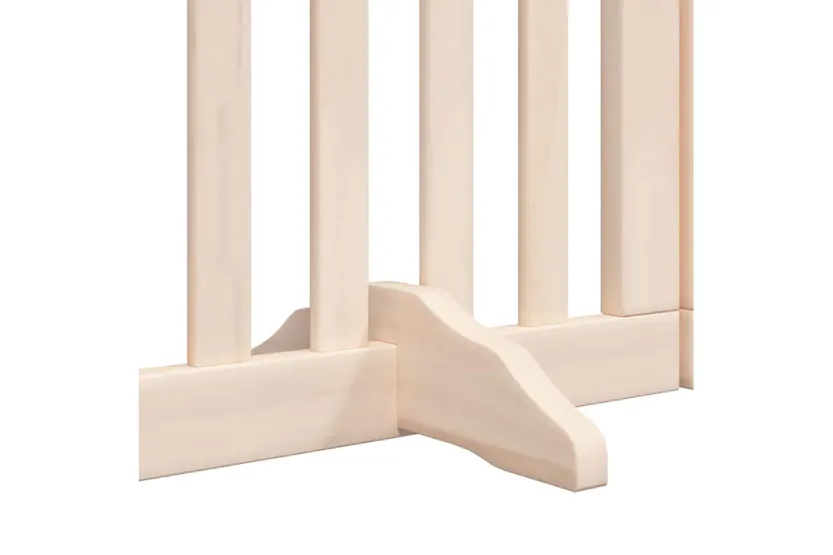 Vidaxl Dog Gate With Door Foldable 6 Panels 300 Cm Poplar Wood Vidaxl Dog Gate With Door Foldable 6 Panels 300 Cm Poplar Wood