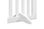 Vidaxl Dog Gate With Door Foldable 6 Panels White 300 Cm Poplar Wood Vidaxl Dog Gate With Door Foldable 6 Panels White 300 Cm Poplar Wood