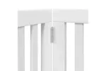 Vidaxl Dog Gate With Door Foldable 6 Panels White 300 Cm Poplar Wood Vidaxl Dog Gate With Door Foldable 6 Panels White 300 Cm Poplar Wood
