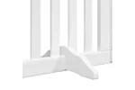 Vidaxl Dog Gate With Door Foldable 6 Panels White 300 Cm Poplar Wood Vidaxl Dog Gate With Door Foldable 6 Panels White 300 Cm Poplar Wood