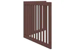 Vidaxl Dog Gate Foldable 2 Panels Brown 160 Cm Poplar Wood Vidaxl Dog Gate Foldable 2 Panels Brown 160 Cm Poplar Wood
