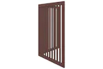 Vidaxl Dog Gate Foldable 2 Panels Brown 160 Cm Poplar Wood Vidaxl Dog Gate Foldable 2 Panels Brown 160 Cm Poplar Wood