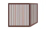 Vidaxl Dog Gate Foldable 2 Panels Brown 160 Cm Poplar Wood Vidaxl Dog Gate Foldable 2 Panels Brown 160 Cm Poplar Wood