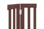 Vidaxl Dog Gate Foldable 2 Panels Brown 160 Cm Poplar Wood Vidaxl Dog Gate Foldable 2 Panels Brown 160 Cm Poplar Wood