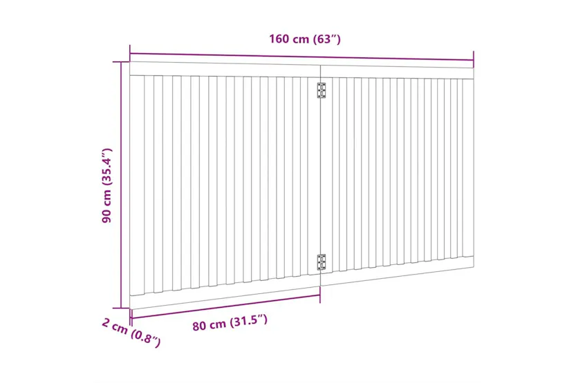 Vidaxl Dog Gate Foldable 2 Panels Brown 160 Cm Poplar Wood Vidaxl Dog Gate Foldable 2 Panels Brown 160 Cm Poplar Wood