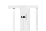 Vidaxl Dog Gate With Door Foldable 6 Panels White 300 Cm Poplar Wood Vidaxl Dog Gate With Door Foldable 6 Panels White 300 Cm Poplar Wood