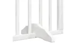 Vidaxl Dog Gate With Door Foldable 6 Panels White 300 Cm Poplar Wood Vidaxl Dog Gate With Door Foldable 6 Panels White 300 Cm Poplar Wood