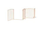Vidaxl Dog Gate With Door Foldable 4 Panels 320 Cm Poplar Wood Vidaxl Dog Gate With Door Foldable 4 Panels 320 Cm Poplar Wood