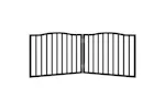 Vidaxl Dog Gate Foldable 2 Panels Black 160 Cm Poplar Wood Vidaxl Dog Gate Foldable 2 Panels Black 160 Cm Poplar Wood