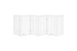 Vidaxl Dog Gate With Door Foldable 6 Panels White 300 Cm Solid Wood Fir Vidaxl Dog Gate With Door Foldable 6 Panels White 300 Cm Solid Wood Fir