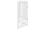 Vidaxl Dog Gate With Door Foldable 6 Panels White 300 Cm Solid Wood Fir Vidaxl Dog Gate With Door Foldable 6 Panels White 300 Cm Solid Wood Fir