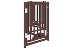 Vidaxl Dog Gate With Door Foldable 6 Panels Brown Oak 300 Cm Solid Wood Fir Vidaxl Dog Gate With Door Foldable 6 Panels Brown Oak 300 Cm Solid Wood Fir