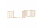 Vidaxl Dog Gate With Door Foldable 8 Panels 640 Cm Poplar Wood Vidaxl Dog Gate With Door Foldable 8 Panels 640 Cm Poplar Wood