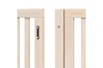 Vidaxl Dog Gate With Door Foldable 8 Panels 640 Cm Poplar Wood Vidaxl Dog Gate With Door Foldable 8 Panels 640 Cm Poplar Wood