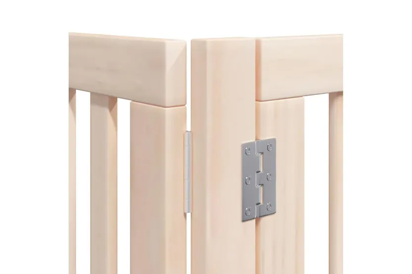 Vidaxl Dog Gate With Door Foldable 8 Panels 640 Cm Poplar Wood Vidaxl Dog Gate With Door Foldable 8 Panels 640 Cm Poplar Wood