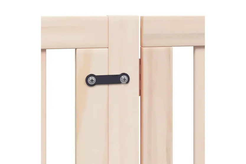 Vidaxl Dog Gate With Door Foldable 12 Panels 960 Cm Poplar Wood Vidaxl Dog Gate With Door Foldable 12 Panels 960 Cm Poplar Wood