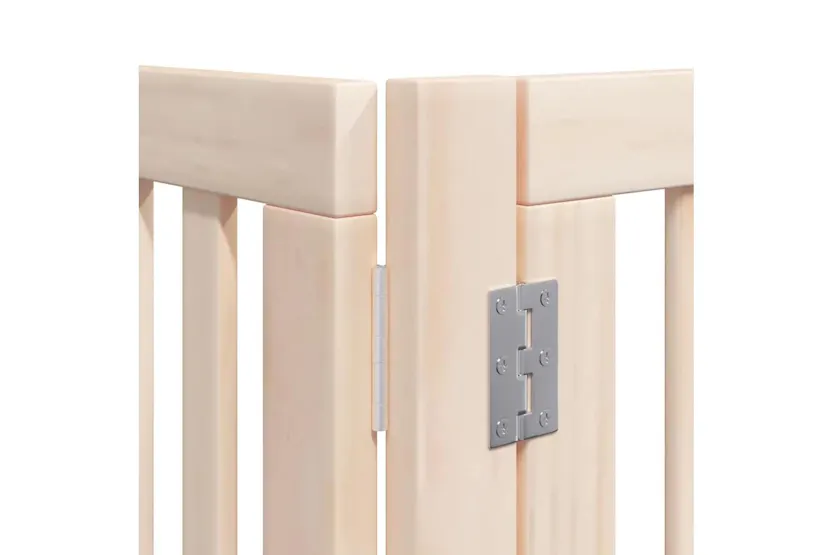 Vidaxl Dog Gate With Door Foldable 12 Panels 960 Cm Poplar Wood Vidaxl Dog Gate With Door Foldable 12 Panels 960 Cm Poplar Wood