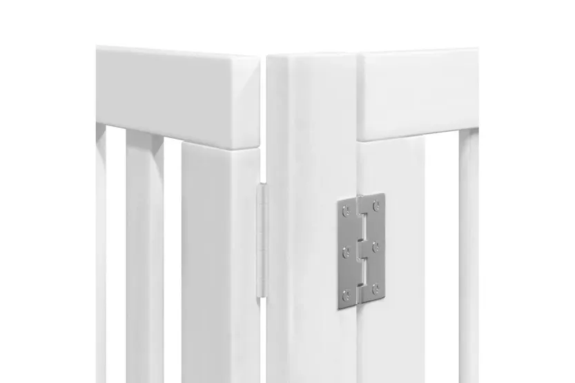Vidaxl Dog Gate With Door Foldable 10 Panels White 800 Cm Poplar Wood Vidaxl Dog Gate With Door Foldable 10 Panels White 800 Cm Poplar Wood