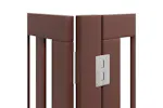 Vidaxl Dog Gate With Door Foldable 6 Panels Brown 480 Cm Poplar Wood Vidaxl Dog Gate With Door Foldable 6 Panels Brown 480 Cm Poplar Wood