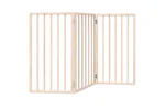Vidaxl Dog Gate Foldable 3 Panels 150 Cm Poplar Wood Vidaxl Dog Gate Foldable 3 Panels 150 Cm Poplar Wood