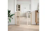 Vidaxl Dog Gate Foldable 3 Panels 150 Cm Poplar Wood Vidaxl Dog Gate Foldable 3 Panels 150 Cm Poplar Wood