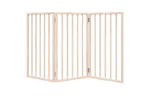 Vidaxl Dog Gate Foldable 3 Panels 150 Cm Poplar Wood Vidaxl Dog Gate Foldable 3 Panels 150 Cm Poplar Wood