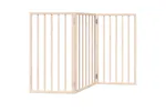 Vidaxl Dog Gate Foldable 3 Panels 150 Cm Poplar Wood Vidaxl Dog Gate Foldable 3 Panels 150 Cm Poplar Wood