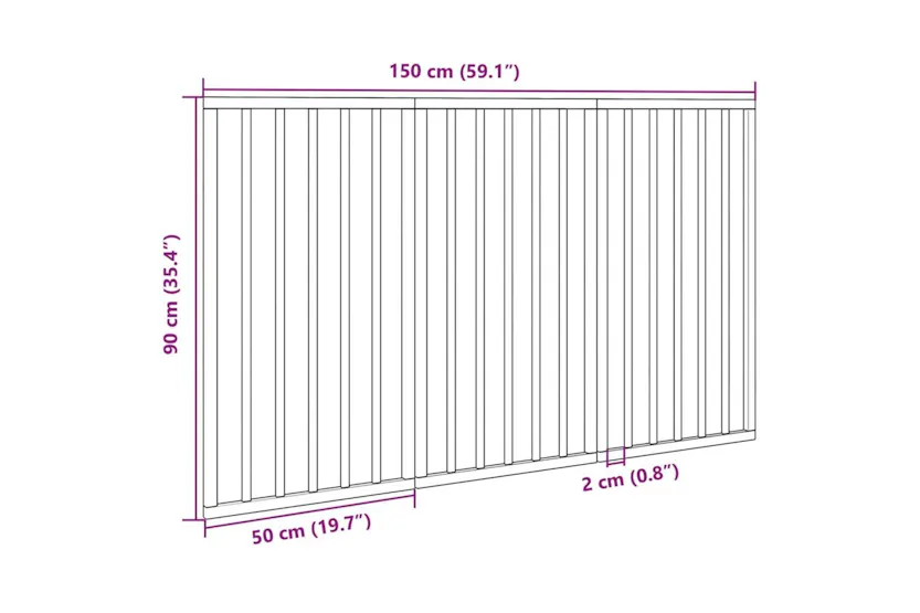 Vidaxl Dog Gate Foldable 3 Panels 150 Cm Poplar Wood Vidaxl Dog Gate Foldable 3 Panels 150 Cm Poplar Wood