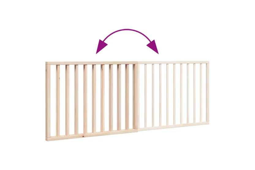 Vidaxl Dog Gate Foldable 2 Panels 160 Cm Poplar Wood Vidaxl Dog Gate Foldable 2 Panels 160 Cm Poplar Wood