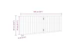 Vidaxl Dog Gate Foldable 2 Panels 160 Cm Poplar Wood Vidaxl Dog Gate Foldable 2 Panels 160 Cm Poplar Wood
