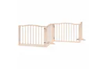 Vidaxl Dog Gate With Door Foldable 10 Panels 800 Cm Poplar Wood Vidaxl Dog Gate With Door Foldable 10 Panels 800 Cm Poplar Wood
