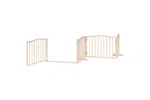 Vidaxl Dog Gate With Door Foldable 10 Panels 800 Cm Poplar Wood Vidaxl Dog Gate With Door Foldable 10 Panels 800 Cm Poplar Wood