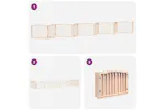 Vidaxl Dog Gate With Door Foldable 10 Panels 800 Cm Poplar Wood Vidaxl Dog Gate With Door Foldable 10 Panels 800 Cm Poplar Wood