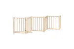 Vidaxl Dog Gate With Door Foldable 12 Panels 600 Cm Poplar Wood Vidaxl Dog Gate With Door Foldable 12 Panels 600 Cm Poplar Wood