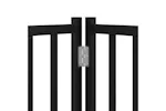 Vidaxl Dog Gate With Door Foldable 15 Panels Black 750 Cm Poplar Wood Vidaxl Dog Gate With Door Foldable 15 Panels Black 750 Cm Poplar Wood