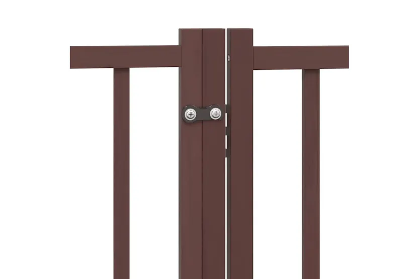 Vidaxl Dog Gate With Door Foldable 12 Panels Brown 600 Cm Poplar Wood Vidaxl Dog Gate With Door Foldable 12 Panels Brown 600 Cm Poplar Wood