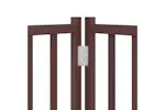 Vidaxl Dog Gate With Door Foldable 12 Panels Brown 600 Cm Poplar Wood Vidaxl Dog Gate With Door Foldable 12 Panels Brown 600 Cm Poplar Wood