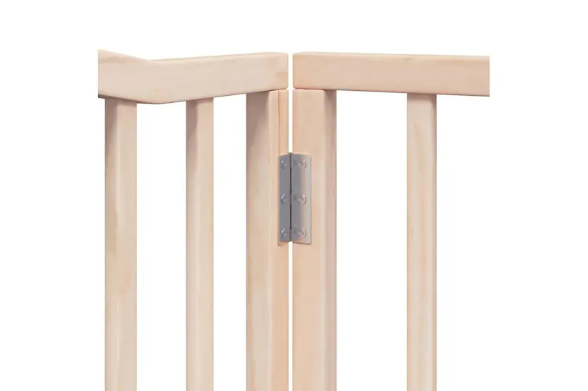 Vidaxl Dog Gate With Door Foldable 6 Panels 480 Cm Poplar Wood Vidaxl Dog Gate With Door Foldable 6 Panels 480 Cm Poplar Wood