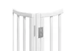 Vidaxl Dog Gate With Door Foldable 12 Panels White 960 Cm Poplar Wood Vidaxl Dog Gate With Door Foldable 12 Panels White 960 Cm Poplar Wood