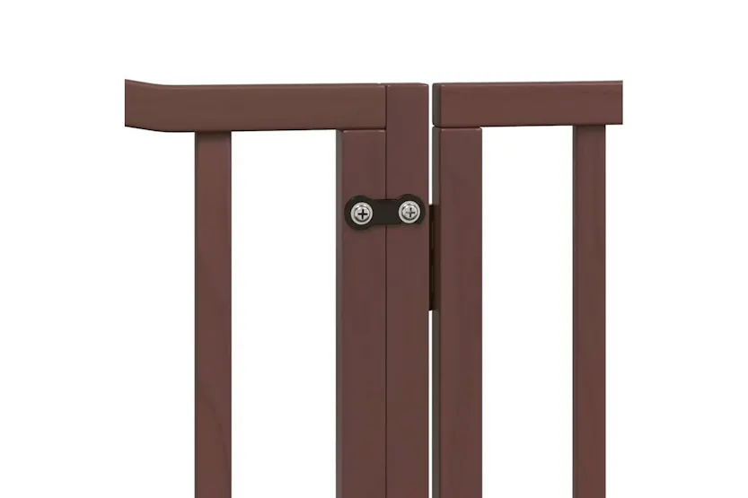 Vidaxl Dog Gate With Door Foldable 10 Panels Brown 800 Cm Poplar Wood Vidaxl Dog Gate With Door Foldable 10 Panels Brown 800 Cm Poplar Wood