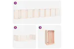 Vidaxl Dog Gate With Door Foldable 15 Panels 750 Cm Poplar Wood Vidaxl Dog Gate With Door Foldable 15 Panels 750 Cm Poplar Wood